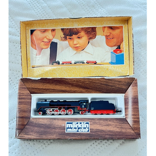 Märklin mini-club Dampflok BR 41 DB Spur Z Ep. III Tender schwarz/rot 8827 | Zustand: Gebraucht