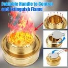 Portable Alcohol Stove Brass Burner with Stand for Camping Hiking