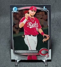 Ichiro-Cano Hernandez 1st Chrome Prospect Rookie 2025 Bowman Card #BCP-18 Reds