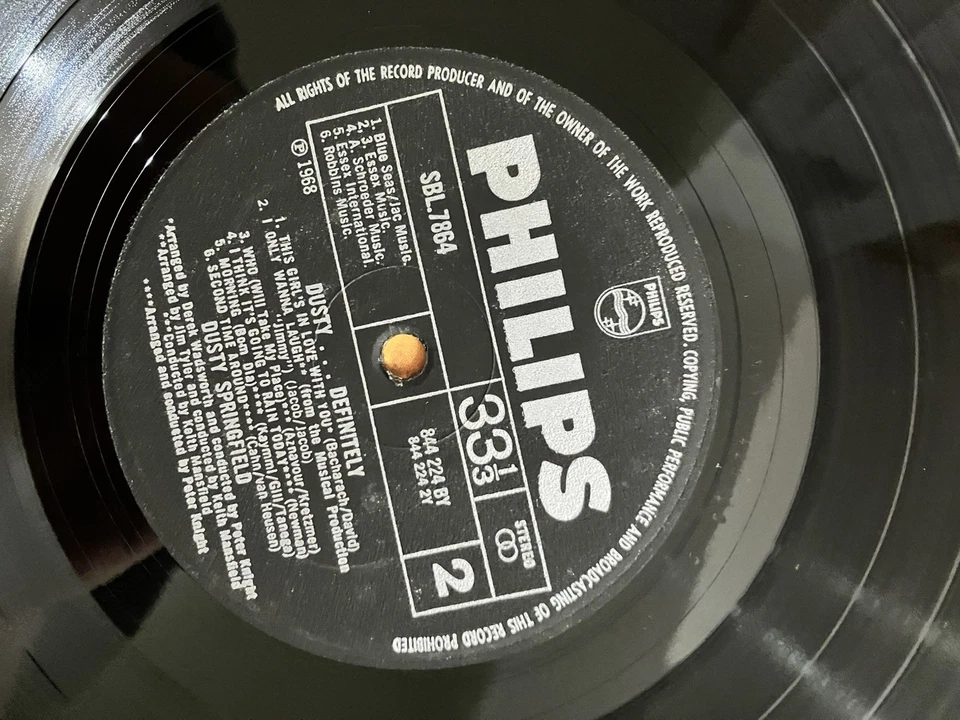 Dusty Springfield - Dusty...Defintely LP/ Philips SBL 7864/ 1968 - Image 3 of 4