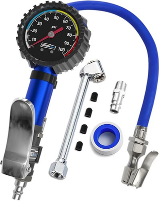 #ad Tire Pressure Gauge with Inflator and Longer Hose Most Accurate Heavy Duty... $43.99