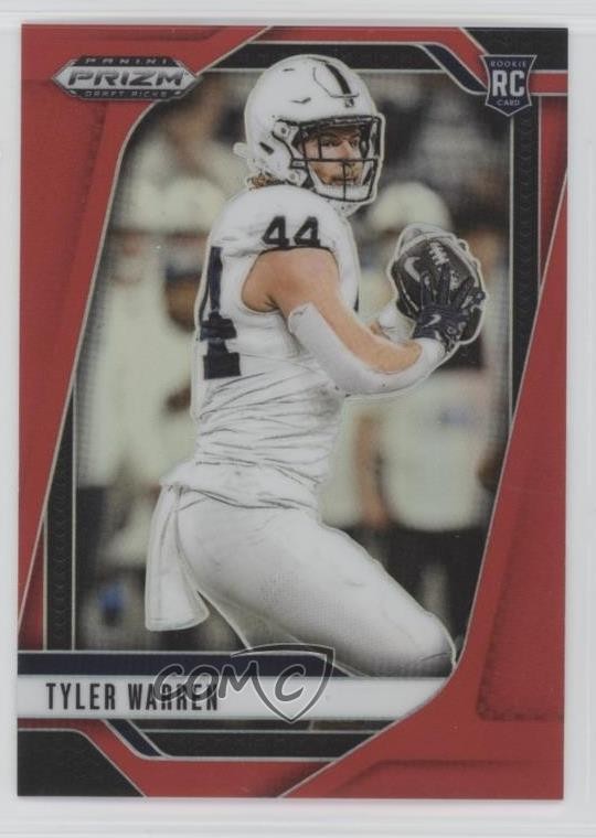 2025 Panini Prizm Draft Picks Red Prizm 378/399 Tyler Warren #107 1pd2