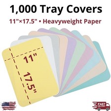 1000pcs Paper Tray Covers 11x17.5 Heavyweight Disposable Size C Dental Tattoo