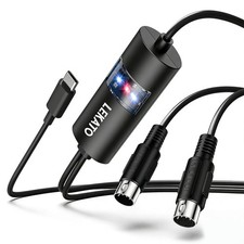 LEKATO MIDI zu USB-C Interface Kabel 1 In 1 O...