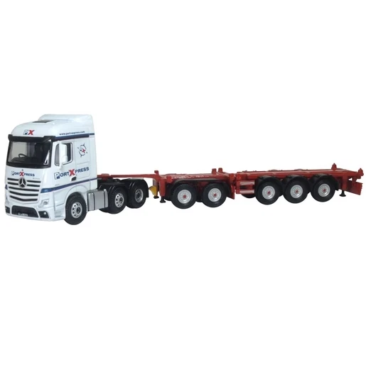 Oxford 76MB013 Mercedes Actros SSC D-Tec Combitrailer Port Express 1:76 Scale - Image 1 of 1