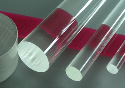PLEXIGLAS  Rundstab Acrylglas Abstandhalter Farblos Vorhang BlumenStange FL24+d