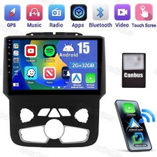 Car Radio Stereo for Dodge Ram 2013-2019 1500 2500 3500 Built in Carplay/Android