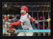 2021 Stadium Club Chrome 1991 Design Variation Wave Refractor Dylan Carlson h3a