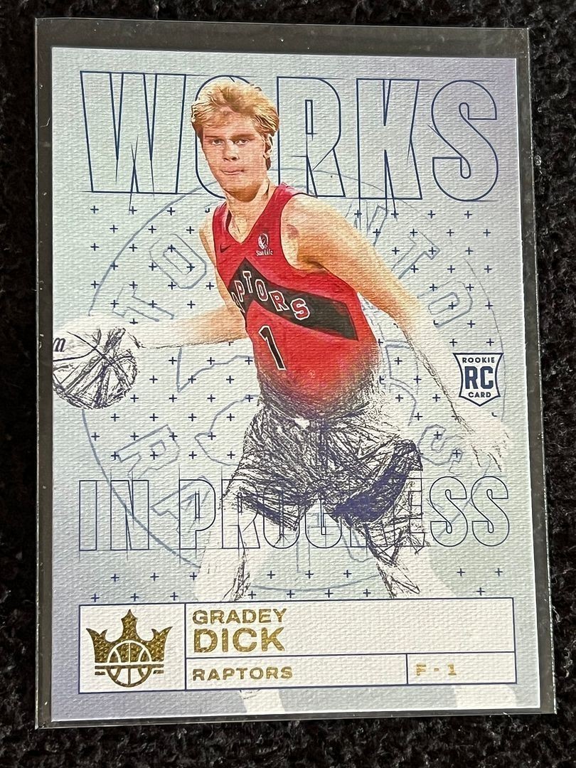 2023-24 COURT KINGS WORKS IN PROGRESS GRADEY DICK RAPTORS