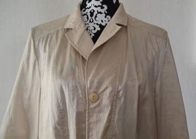 LAURA LEBEK Damen Blazer Jackchen Abendoutfitt helles gold 44