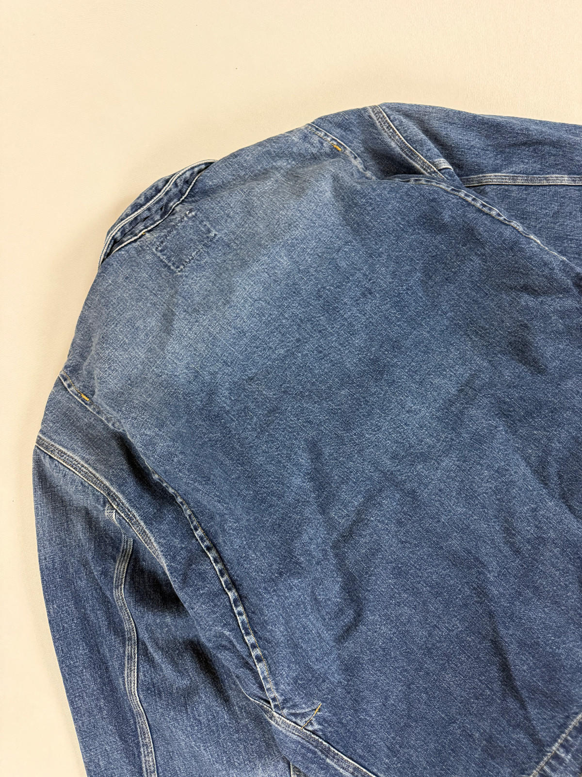 CARHARTT WIP OG DETROIT JACKET BLUE DARK USED WASH L NWT thumbnail 18