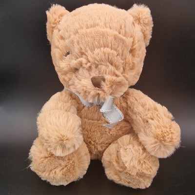 Card Factory brauner Teddybär mit Kuschelschleife flauschiges Stofftier Tröster 8 Zoll