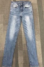 American Eagle Super Stretch Skinny Jean Women  s Size 00 Great Condition