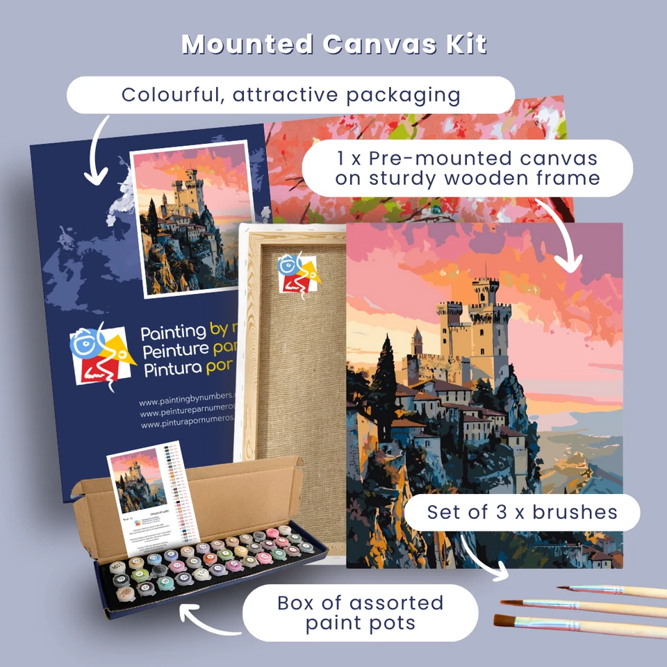 Custom Paint by Numbers UK  | Personalised DIY Kit | Free and Fast delivery - Image 2 of 4