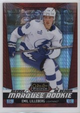 2024 O-Pee-Chee Platinum Marquee Rookies Red Prism /199 Emil Lilleberg #256 1os2