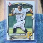 Topps 2025 Bowman Chrome Prospects Konnor Griffin #BCP-86 Pirates Card