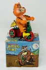 MARX ESSO TIGER TRIKE TIN WIND UP TOY 1960s WORKS W/BOX