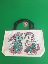Tokidoki Mermaid Unicorno Canvas Tote Bag