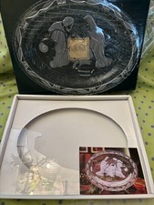 MIKASA Christmas NATIVITY Crystal 9.5 Plaque ...