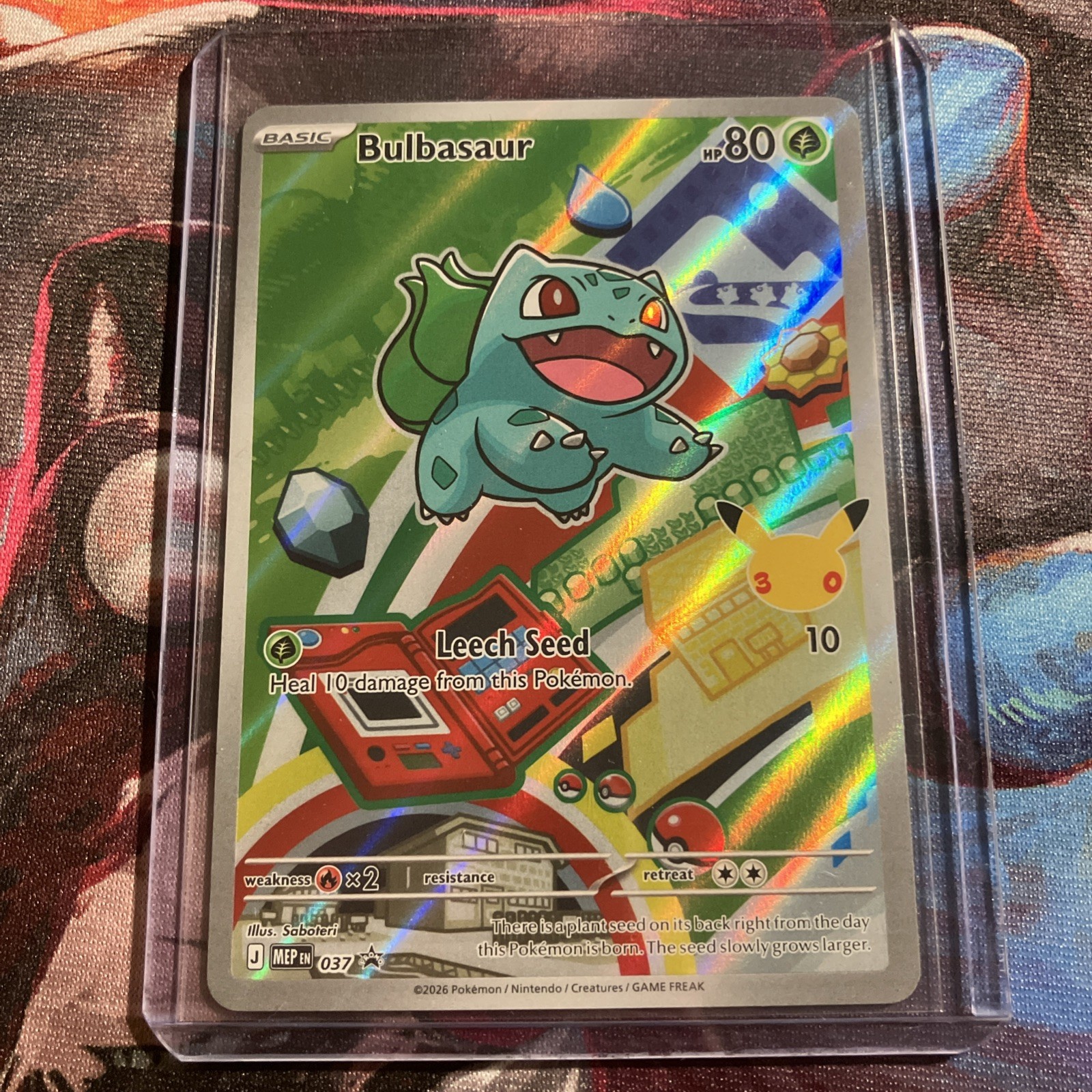 Pokémon TCG Pokémon Bulbasaur Bulbasaur Holo NM 037 PROMO