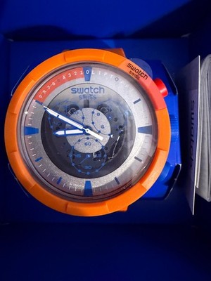 NEW IN BOX SWATCH NASA BIG BOLD BIOCERAMIC SPACE COLLECTION LAUNCH