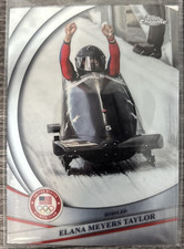 2026 Topps Chrome Olympics Elana Meyers Taylor - USA Bobsled #53 Base