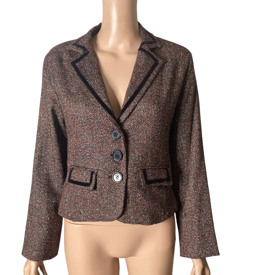 Blazer vintage Y2K Rampage para mujer mediano multicolor tres botones  Foto 3 de 4