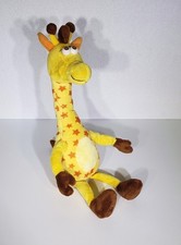 Toys R Us Geoffrey The Giraffe Yellow Orange Stars Plush Stuffed Animal Toy 16"