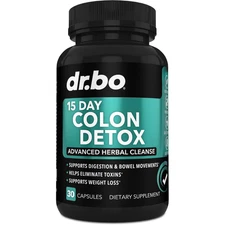 Colon Cleanser Detox for Weight Flush - 15 Day Intestinal Cleanse Pills & Pro...