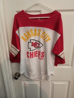 Women's G-III 4Her by Carl Banks White/Red Kansas City Chiefs L/G