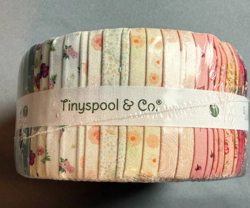 Tinyspool & Co Waterlily Pond Jelly Roll 40 Cotton Quilting Fabric Strips 2.5x44 image 3