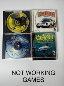 Sega Dreamcast HKT-3020 Bundle Three Controllers And Games- Read description 