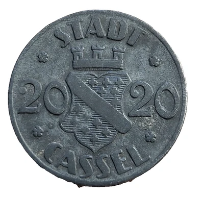 ALLEMAGNE - Notgeld 20 Pfennig Cassel 1920 en Zinc - Photo 1/2