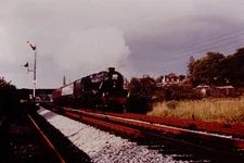 1968 British Rail Steam Loco Ayrshire Yeomanry 45156 Railway Slide Ref 906