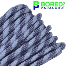 Greyscale - 100 FT - 550 Paracord Rope 7 strand Parachute Cord