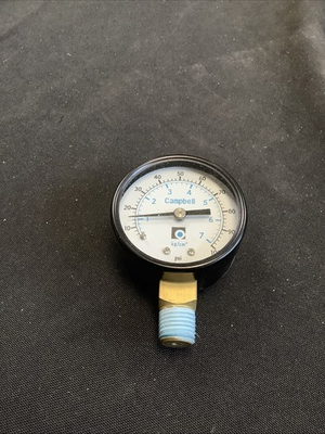 #ad #ad Campbell 2” Brass Pressure Gauge. PG1T NL @53 $5.99