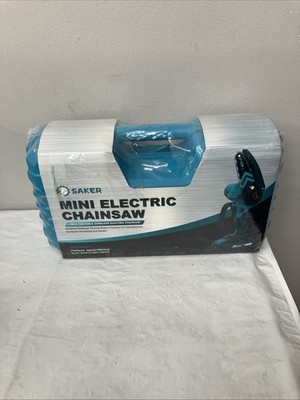 Saker Mini Electric Chainsaw 4  Portable Cordless Brand New Sealed 