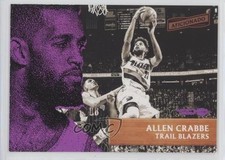 2016-17 Panini Aficionado Artist's Proof Red (Purple) 33/99 Allen Crabbe #83 1s8