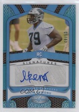 2022 Certified Rookie Signatures Mirror Teal 48/50 Ikem Ekwonu #RS-IE Auto 1u6