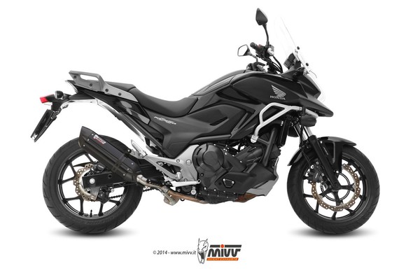 Mivv Suono Auspuff Schwarz Passend FüR Honda NC 750 S / X 2014-2015-image