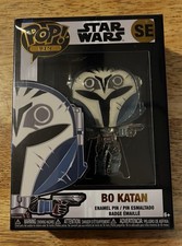 Funko Pop Pin Star Wars BO KATAN SE Enamel New and Sealed In Box. Mint