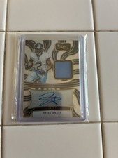 2024 Panini Select - Signature Memorabilia Tyjae Spears Silver Prizm /199 (AU)