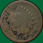 1865 Indian Head Cent Good G Coin #34008