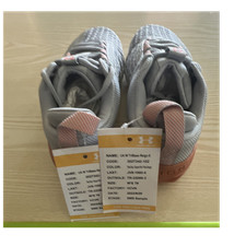 Under Armour TriBase Reign 6 Gray/Pink Men's Mesh Low Top Athletic Sneakers