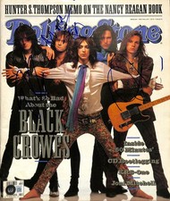 The Black Crowes Robinson, Gorman, Ford Signed Rolling Stone Magazine BECKETT