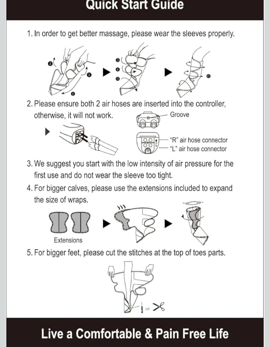 FIT KING FT-009A Leg Air Circulation Massager