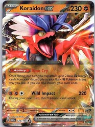 Koraidon ex 125/198 Scarlet & Violet Base Set