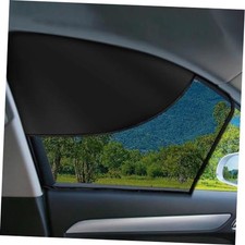 2 PCS Car Window Shades, Magnetic Double Layer Car Side Window Sun Front Window