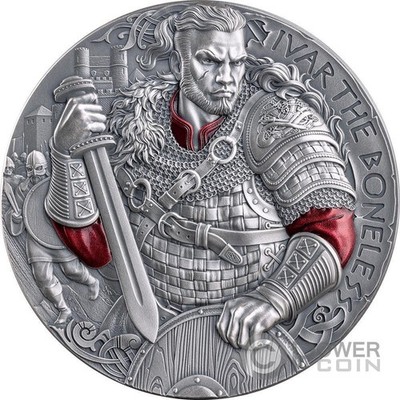 IVAR THE BONELESS Way To Valhalla  2 Oz Silver Coin 2000 Francs Cameroon 2026