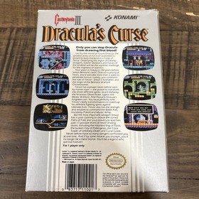 Castlevania III 3 Dracula's Curse NES In Box CIB - Tested Collector Quality !